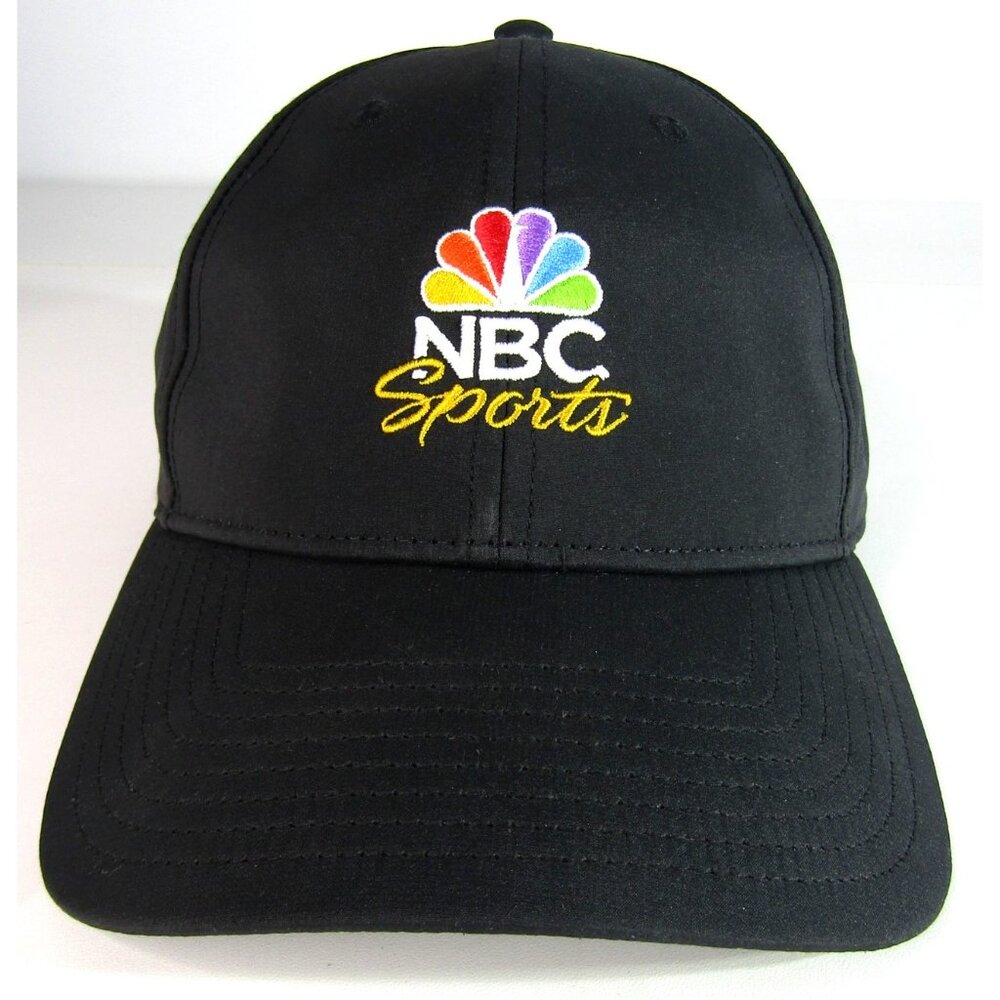 FJ Footjoy NBC Sports Hat Cap Adjustable Strapback One Size Embroidered Black